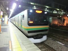 4:43
川崎から東海道本線下り始発の普通列車に乗ります。

②普通721M.熱海行
川崎.4:45→熱海.6:15 (乗1:30/86.4k)