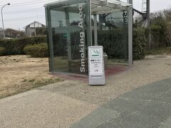 長良川サービスエリアの喫煙所を利用し、出発します。