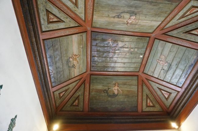 人魚が描かれた部屋もありました。<br />人魚に会ったのは、コペンハーゲンの人魚姫以来かなぁ。