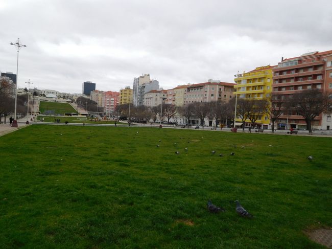 ホテル前の公園