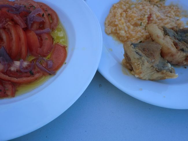 気を取り直して、せっかくここまで来たのだからお隣のレストラン「Atira.te　」deランチ<br />リスボンの街並みを対岸から眺めながら頂くお食事は景色も素晴らしいご馳走です<br />お店の方もお優しく丁寧でした