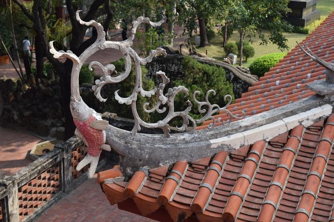 屋根の飾りの魚が可愛いです。