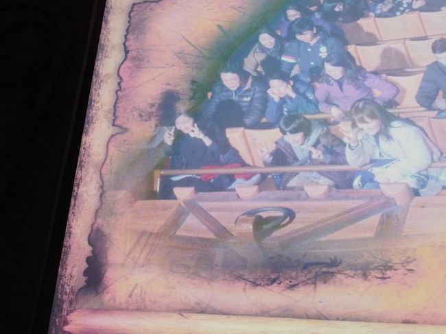 そして何を乗るにも並ぶ気力無しの私達。<br />なので又、『カリブの海賊 - バトル・フォー・ザ・サンケン・トレジャー』に<br />今度はしっかりと何もせず乗りました。<br />それもリクエストして1番前で。