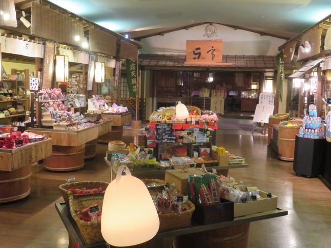 そして、館内のサーフショップでちょっとしたお買いもの。対応してくれた女性店員さん、ちょっと地元の方言が残っていて、素朴で気さくで良い感じです。こういうのは嬉しくなってきます。その後は、前日に行けてなかった世界最大の露天風呂、与一で最後のひと風呂。江戸時代の風呂が再現されていて面白いです。洗い場はありません。寒かったからか、湯気が立ち上って殊更風情がありました。こちらはおすすめ。