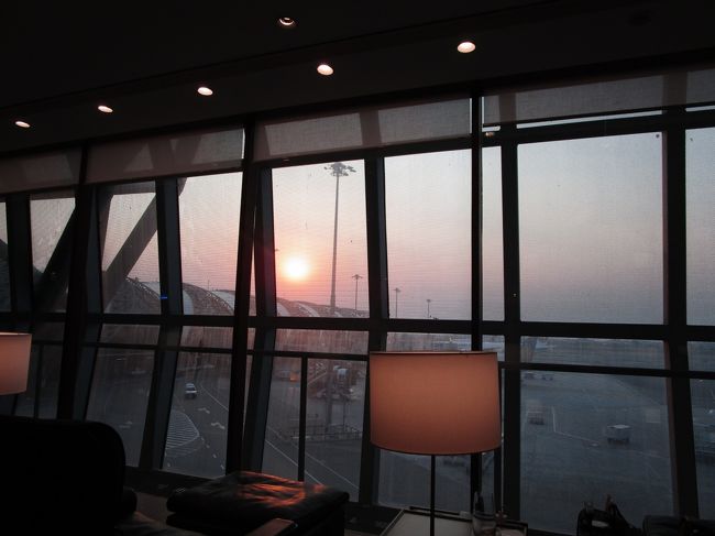 ちょうど日が暮れるところでとってもキレイだった