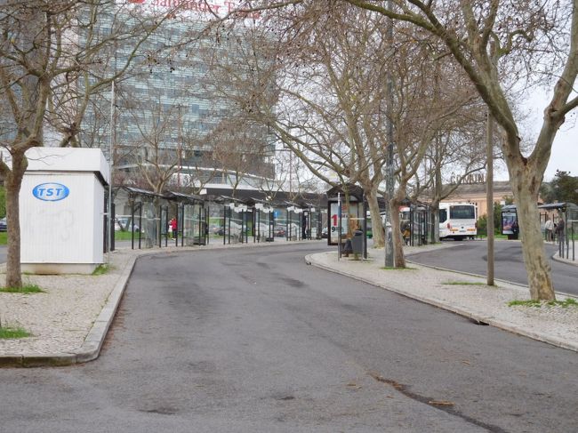 エスパーニャ広場のバス乗り場