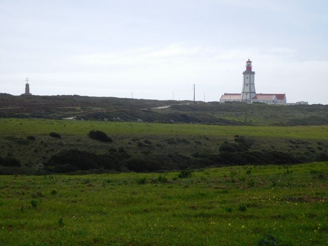 向こうに灯台が見えます。
