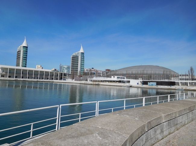 とても疲れていたのか、ベジャやメルトラの歩きにくく、その上雨で濡れていた石畳では転ばずに済んだのに、そこまで歩きにくいわけではない、この辺りの石畳の段差に足を引っかけ転倒してしまいました。<br /><br />あっと言う間の出来事で、まともに転んでしまい、掛けていたメガネと鼻を地面にぶつけてしまいました。<br />すぐに、近くにいた若い男性が駆け寄って助けてくれ、大丈夫かと何度も気遣ってくれました。<br />転んでしまったショックと恥ずかしさで、大丈夫です。とお礼を言って一人になりました。<br /><br />一人になって確認すると、メガネの鼻当てパッドがかなり曲がっていて、角の部分が眼の淵に強く当たったようで、少し血が滲んでいました。<br />その上ブリッジで強く鼻を打っていたようで、青痣になっていました（これはその時には気持ちが動転していて気付かず、後になって気づきました）<br />骨折やメガネが割れたりせず、この程度のケガで済んだのは幸いでした。<br /><br />多分大したことは無いだろうと思いましたが、１６時１５分発の飛行機の時間もあるので、もし具合が悪くなって病院へ行くことになったらどうしようかと、とても不安でした。<br />幸い、その後気分が悪くなることもなく、眼の淵の血もすぐ止まりましたが、日本に戻るまでは、ずっと不安を抱えていました。<br /><br />使うことはありませんでしたが、海外旅行保険は絶対かけておかなくてはと、つくづく思った瞬間でした。<br /><br />その後もう公園にいるのも不安で、ヴァスコ・ダ・ガマ・ショッピングセンンターの中を少し見てから、ホテルのあるAlameda駅へ戻りました。