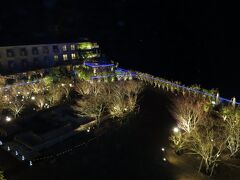 「島原温泉　南風楼 」の
泊まった部屋から見えた夜景・・向かって左方面