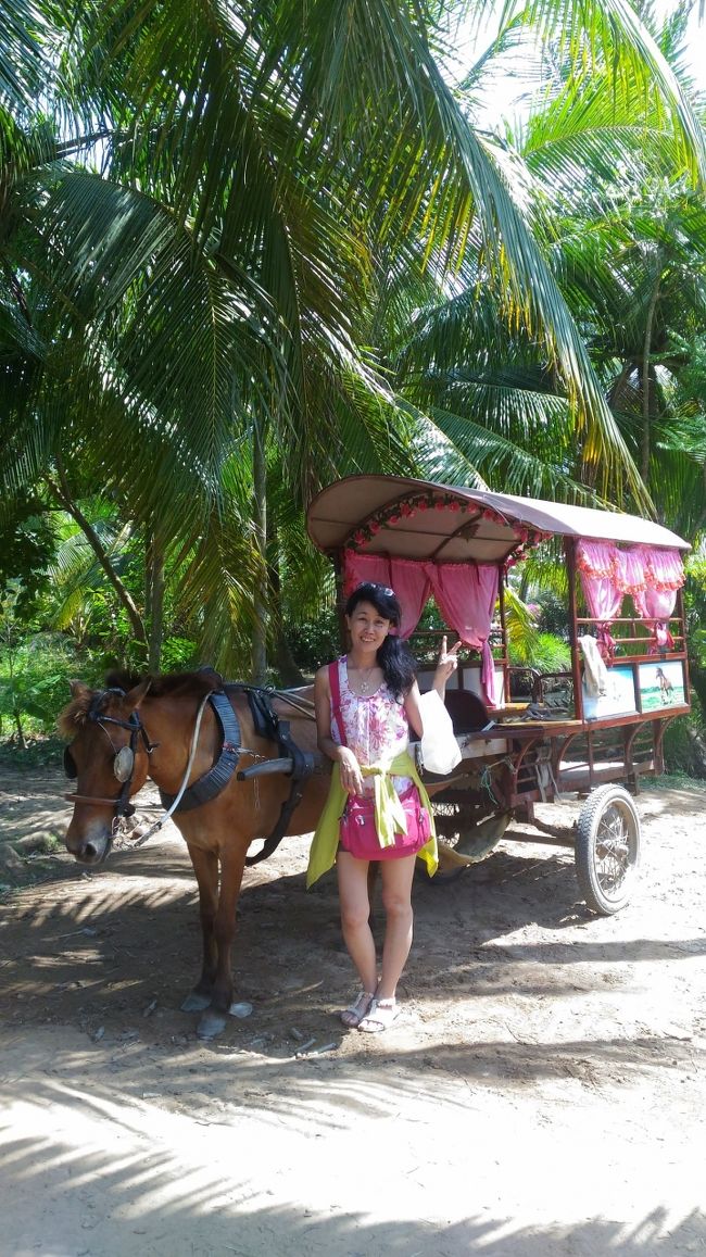 この後は馬車にのってランチの場所へ。