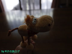 【ドーハで買ったらくだのぬいぐるみ＋プライスレスな思い出】
仕事終わりに羽田に飛んで翌昼にはサントリーニ島さ！と言う目論見だったのですが、まず強風で羽田の離着陸が制限されドーハ行きに間に合うように羽田に飛べるかどうかと言う騒ぎになり、そしてそこはなんとか乗り越えたものの、結局ドーハ行きの離陸が遅れてドーハへの到着も遅れて、アテネ行きの便に乗れませんでした。
もともと乗継が70分と短かったので乗継失敗は想定していたものの、わたしの目論見では朝の便に乗れなくても昼の便には乗れるよね！と思っていたのですが、振替が可能だったのは深夜にアテネに着く便でガッカリだね！と言う顛末。

と言うわけでカタール航空の接待で市内にホテルを用意され、ホテルのWiFiでサントリーニ行きの飛行機を明日へ変更したり、ホテルへ連絡したり慌しく過ごしました。乗継時間の短さからロストバゲージを恐れて、サントリーニ2泊分の荷物を手持ちにしていたのが幸いし、着替え放題、充電し放題、風呂入り放題。
大変だけれどももともと天候原因だしここまでしてくれただけでもよしとしなければ。
ホテルでGoogleマップで調べてドーハ市内散策もしましたよ。イスラム美術館が休館日だったのが残念。

結局、アテネの空港を深夜に出る勇気もなく、ソフィテルに泊まる財力もなく（サントリーニ行きの飛行機の運賃差額が90ユーロもいったし、サントリーニのホテルは返金不可だったし）、三十路にして人生初の空港泊を経験することにしたわけですが（風呂は夕方ドーハのホテルで済ませた）、こんなことでもなければ大した観光地もない割に普通はビザまで要るカタールに入国することもなかったわけで、空港でボーディング間際になって記念品を買う気になって買ったロバです。
どうです、わたしの苦悩など微塵も感じさせないアホ面でしょう。
かなり思い出深い品になったと自負しています。25レアル（≒800円）と結構高め。

スーク・ワギフで誤って15,000円相当のカタールレアルを引き出してしまったので、そっちでなんか買っとけば良かったんですけどね。身も心もダメージ大の状態でイスラム商人と価格交渉をするリスクを冒す気にはなれず、カフェで500レアル紙幣を出してドン引きされながらレモンミントジュースをズビズビすすって、残りは空港でユーロに換えました。レモンミントジュースはうまい。