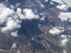 ロシア上空は雪がちらほら積もっている様子