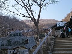 そして実は今回のメインだった
温泉、【鹿の湯】

ここも大変な人気のようですね～
車をなかなか置けなかった！
温泉内もかなりの混雑！
昔ながらの湯治場といった雰囲気で
趣がありました。純粋に湯を堪能する場
のようで洗い場はなし。
よって身体や髪を石鹸や、シャンプーで
流すことは出来ません。
白濁しております。
私は乾燥で腕や足がとても痒いのですが
それが沈静化するような効果がありました。
温泉、詳しくないですが良かったと
思います。もう少しゆっくりしたかったな。