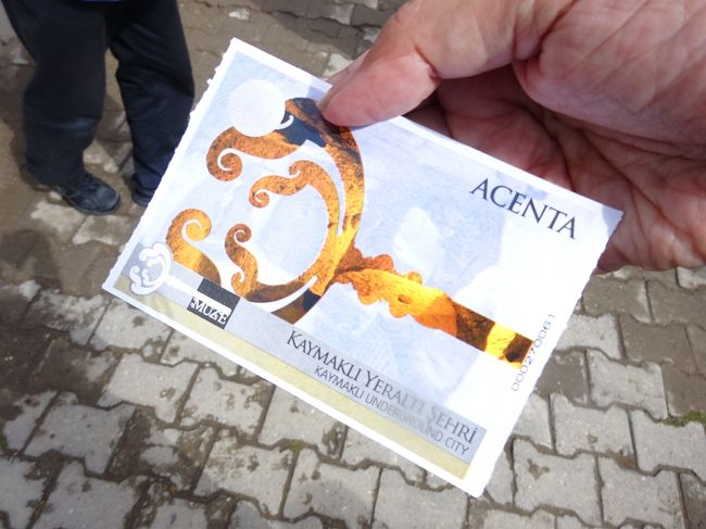 トルコの遺跡巡りチケット、どれも共通の図柄が使われています。