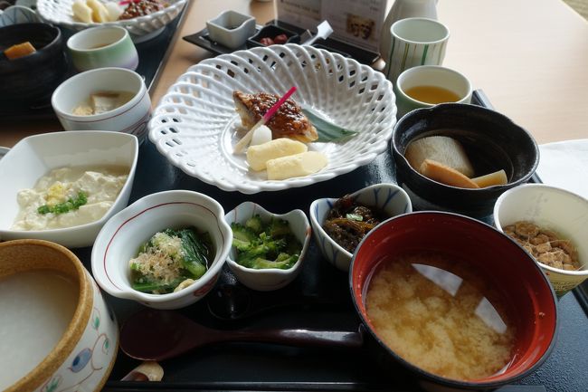 　朝食はバイキングではなく、和定食にしました。<br /><br />　どうです沖縄（石垣島）感満載の食材でしょう！！！<br /><br />　これですよ！　ゴーヤ、海ブドウ、モズク、その他島野菜等々。<br /><br />　大変美味しくいただきました。<br /><br />　こんな朝食なら、毎日でも食べられますね。<br /><br />　普段は朝食抜きで過ごしているんですけど・・・<br /><br />　