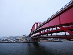 神戸大橋

この後歩いて渡ります。

左の浮桟橋にも多くの人が見えます。右手は、北公園です。