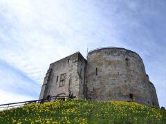 Cilffords Tower　クリフォーズ・タワー

ヘンリー3世が作らせた、かつての要塞の跡。ヨークが要塞だった名残はここと城壁だけみたいです。こんなおとぎ話みたいな世界に出会うとは…