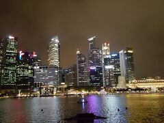ワンダフル会場から見たシンガポールの夜景