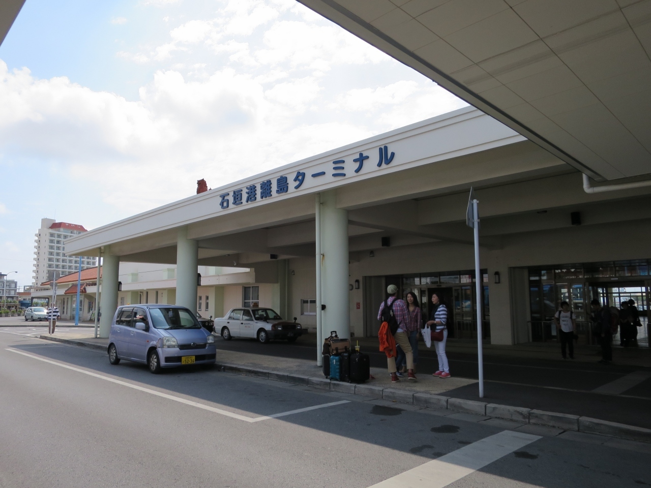 空港に着いてすぐ、石垣港行きのバスに飛び乗った。