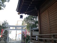 途中、桜が見えたので王子稲荷神社へ。
飛鳥山博物館で見た浮世絵を意識してパチリ。