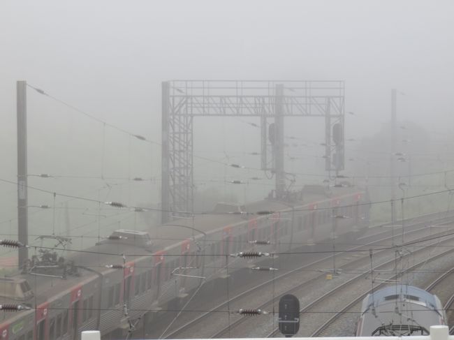 靄がかかっている