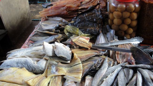 魚は干物が多いです。