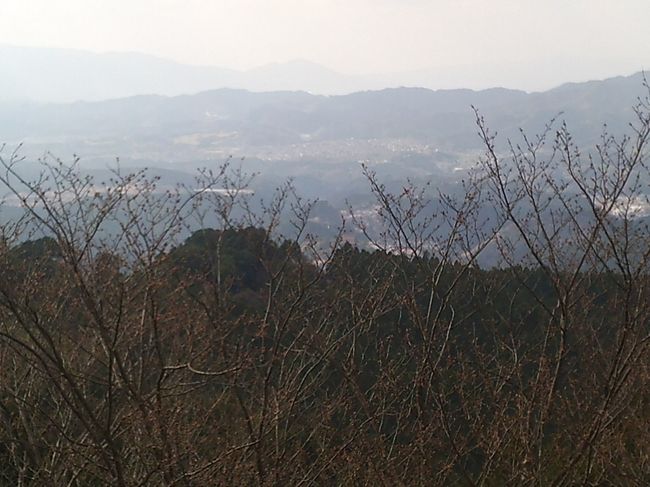 高城山展望台<br /><br />桜はまだ蕾の状態。