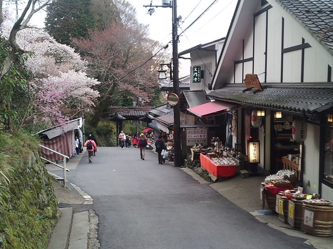 ロープウェイ吉野山駅への途中
