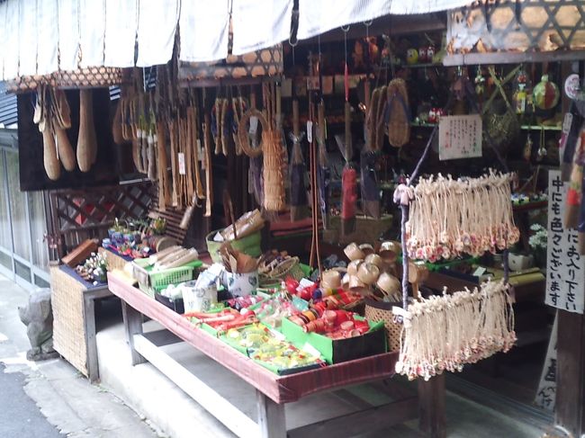 ロープウェイ吉野山駅への途中