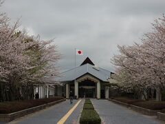 続いて、知覧の特攻平和会館を見学です。

ここの桜も、ほぼ満開でした。

