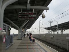 高鐵台南駅から一駅の高鐵嘉義駅に向かいます。