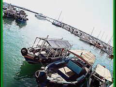 【バイーア州の州都：サルバドール】

小さな漁船と高級ヨットが並ぶ光景....