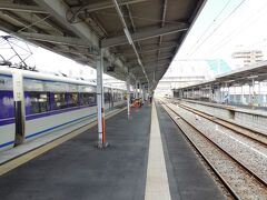 新鹿沼駅に到着。鹿沼市の中心で日光例幣使街道に沿っている。