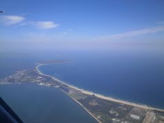 志賀島と海の中道が見えましたよ(・～・)。