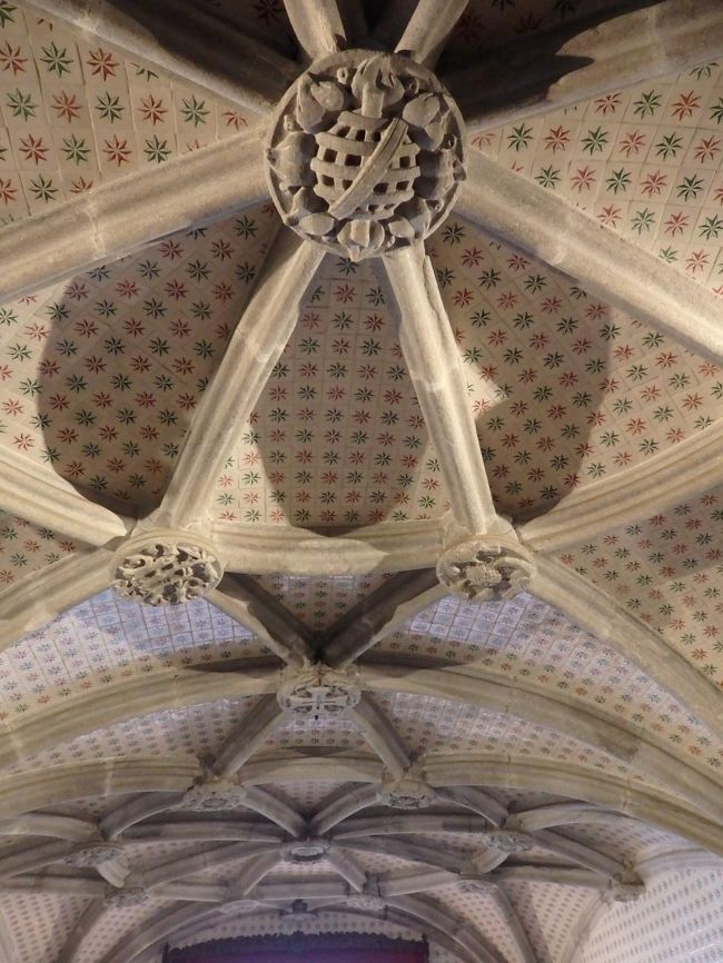 天井もアズレージョ。