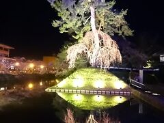 　「追手門」の夜景。