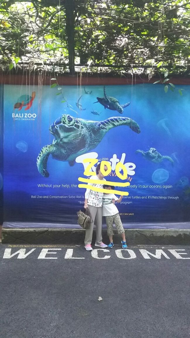 朝食を終えた後は日本から予約していたカーチャーターでお出かけ。<br />口コミで評判が良かったドイバリチームにお願いしました。<br />ガイドはご自身も２人のお子さんを持つアモさん。<br /><br />噂通り時間前に待機してくれていたアモさんと<br />会ってすぐ打ち解ける息子。<br />安全運転に安心するバアバ。<br /><br />こんな感じでゆるーく出発した私達、<br />まずはジェンガラケラミックでお買い物。<br /><br />大人が買い物をする間、息子はアモさんに<br />遊んでもらってました。<br /><br />つづいて向かったのが写真のバリズー。