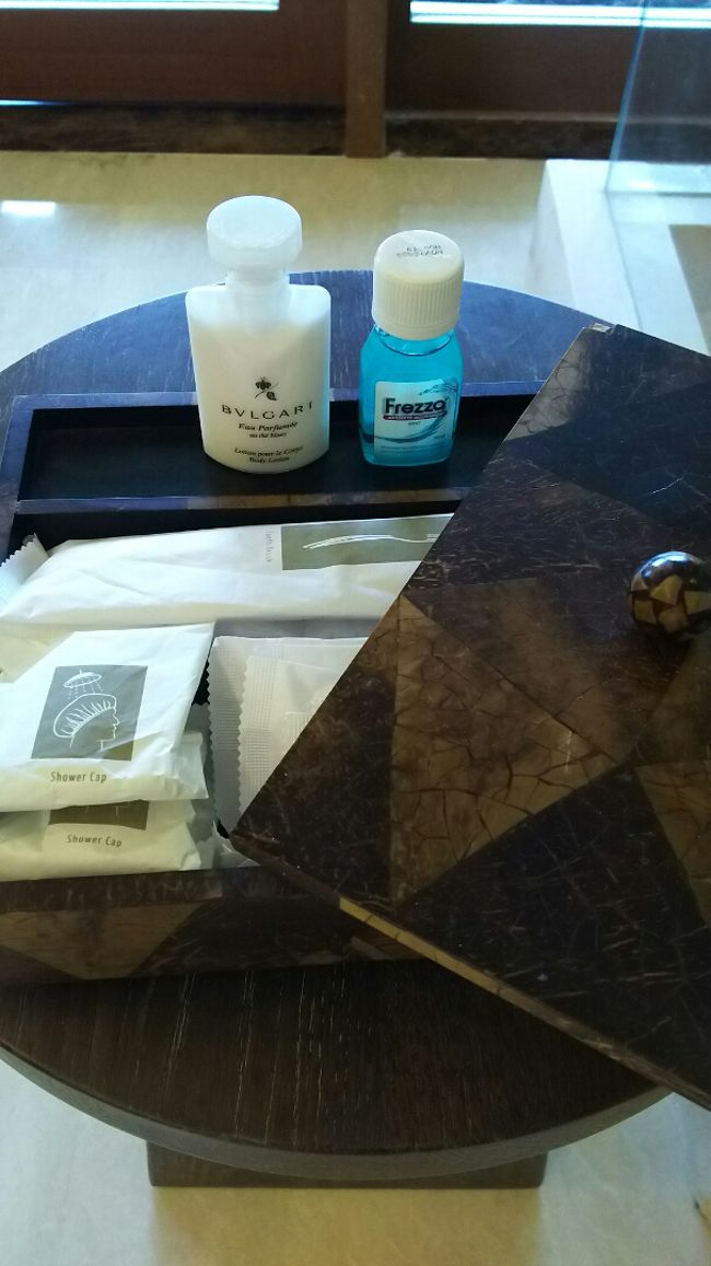 アメニティはスタンダードな感じ。<br />マウスウォッシュはありがたかったです。