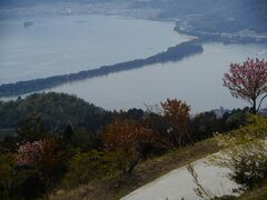 山頂から見る天橋立