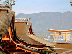 
山を下りたら
いよいよ厳島神社です！

こちらは裏手からの風景。

