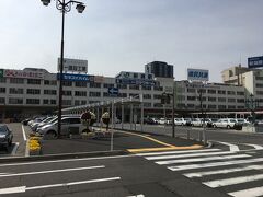 新潟駅。
北口のロータリーから。