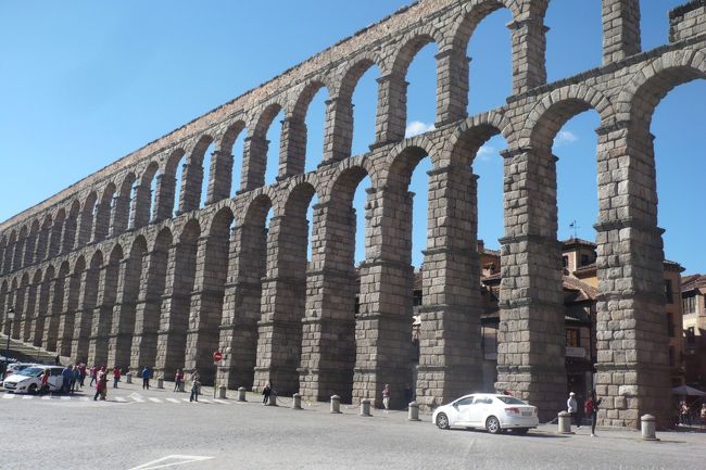 セゴビアにて。