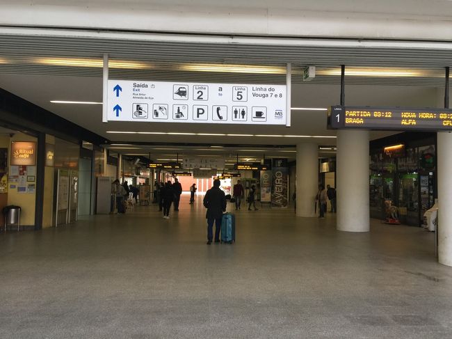 アヴェイロからコインブラに移動します。