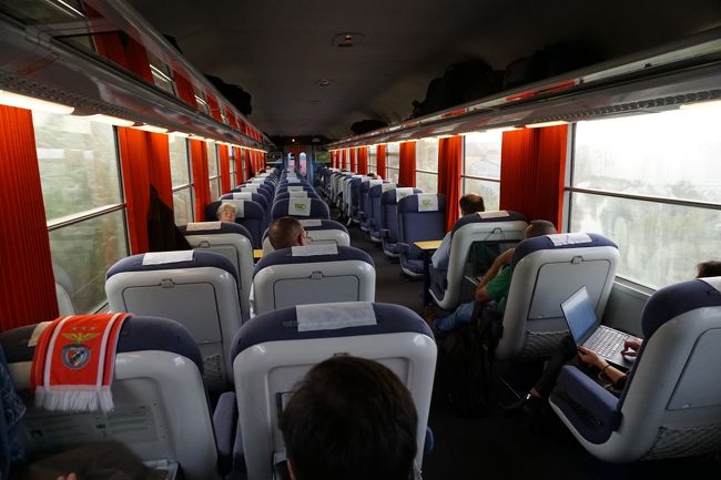 PM15:42発で　リスボンへ。<br />COIMBRA-Bでのりかえですが。<br />