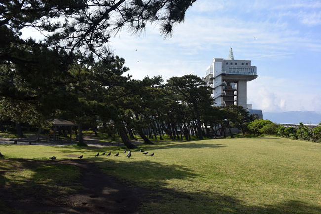 びゅうおが見えてきました。<br /><br />港口公園にて。 