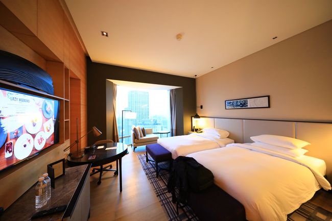 部屋は先回と同じですかね。ツインベッドですが。