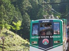 14:45ぐらいだったかな、ケーブルカーに乗ります！
((o(^∇^)o))わくわく

御岳山のケーブルカーに乗るのは初めてだ！