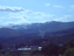 東北道より見る八幡平連峰