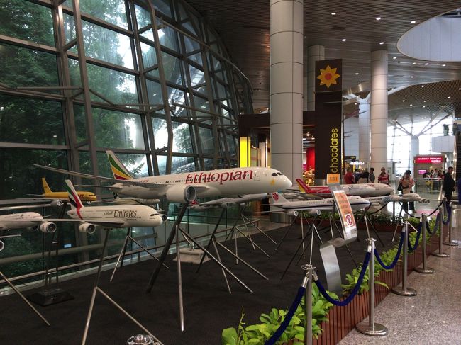 ボーディング時間になったのでゲートへ。ＫＵＬやＳＩＮはゲート前にセキュがあるので早めに行かないと。途中こいつを見つけました。普段サテライトなので初めて見かけました