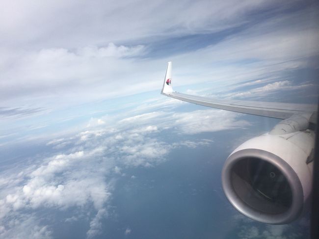 コードシェアで乗り継ぎ便が遅れていたのもあって１時間くらい遅れですね。